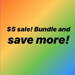 $5 sale! Lowest offer available!